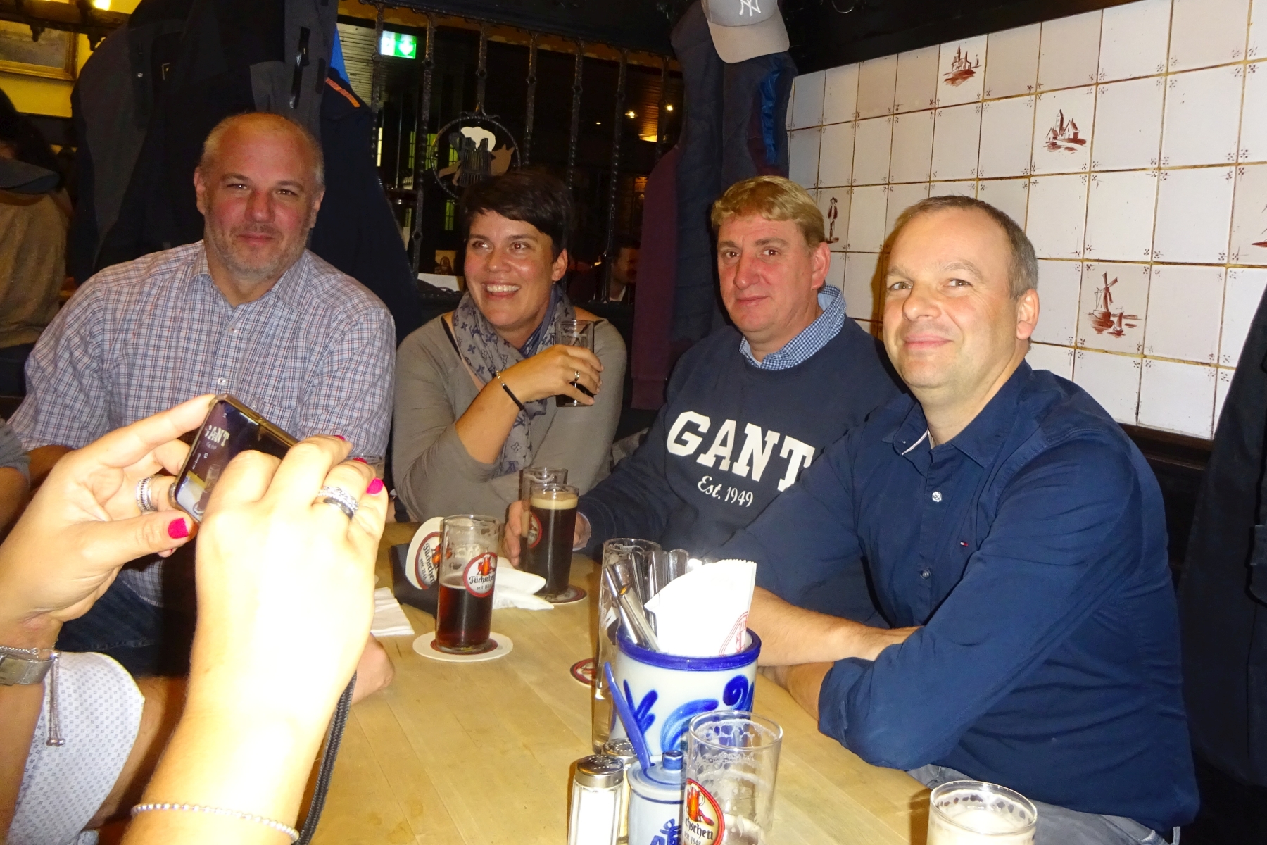 Gemischte Runde bei der Vereinstour