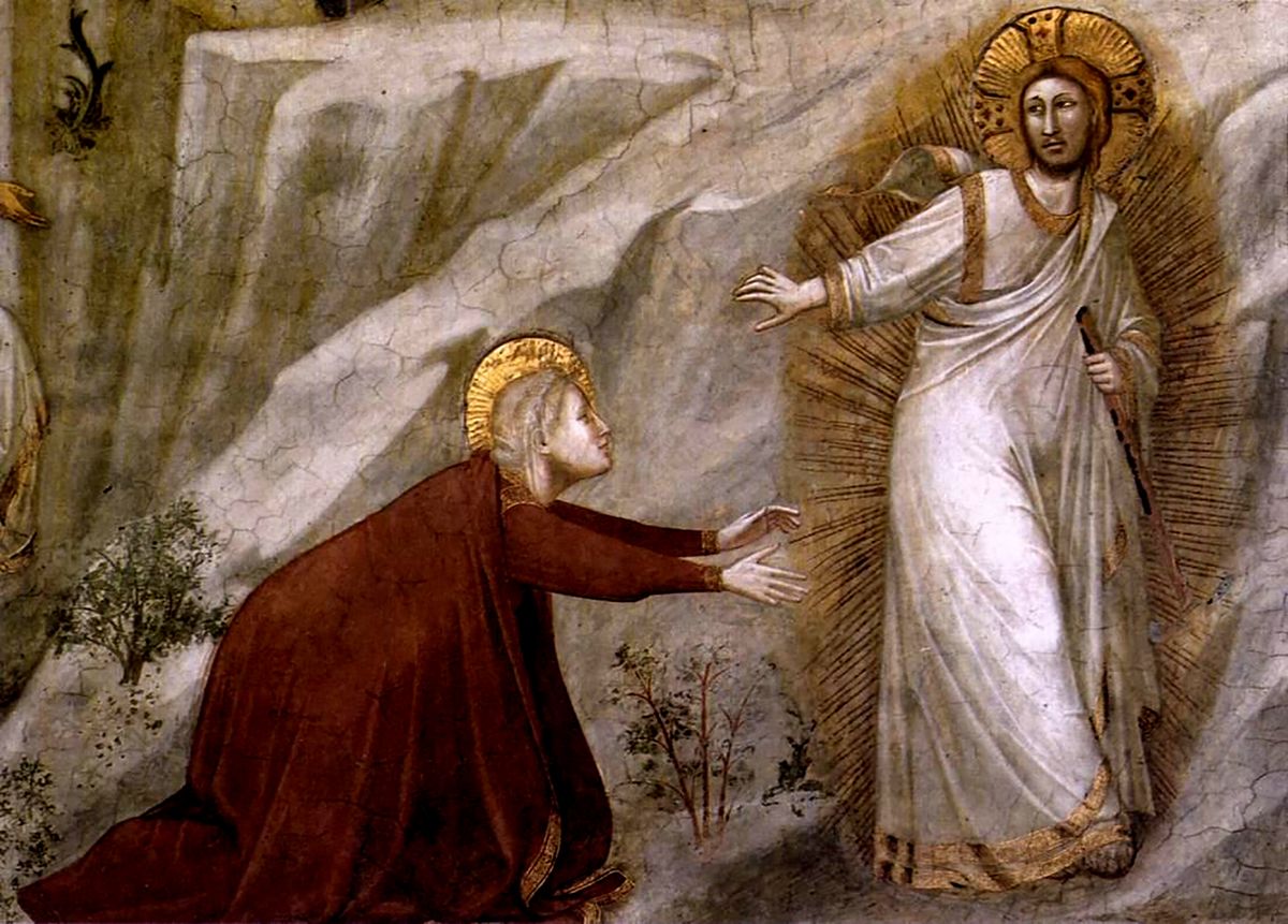 Chruistus der Auferstandene mit Maria Magdalena, San Francesco Assisi