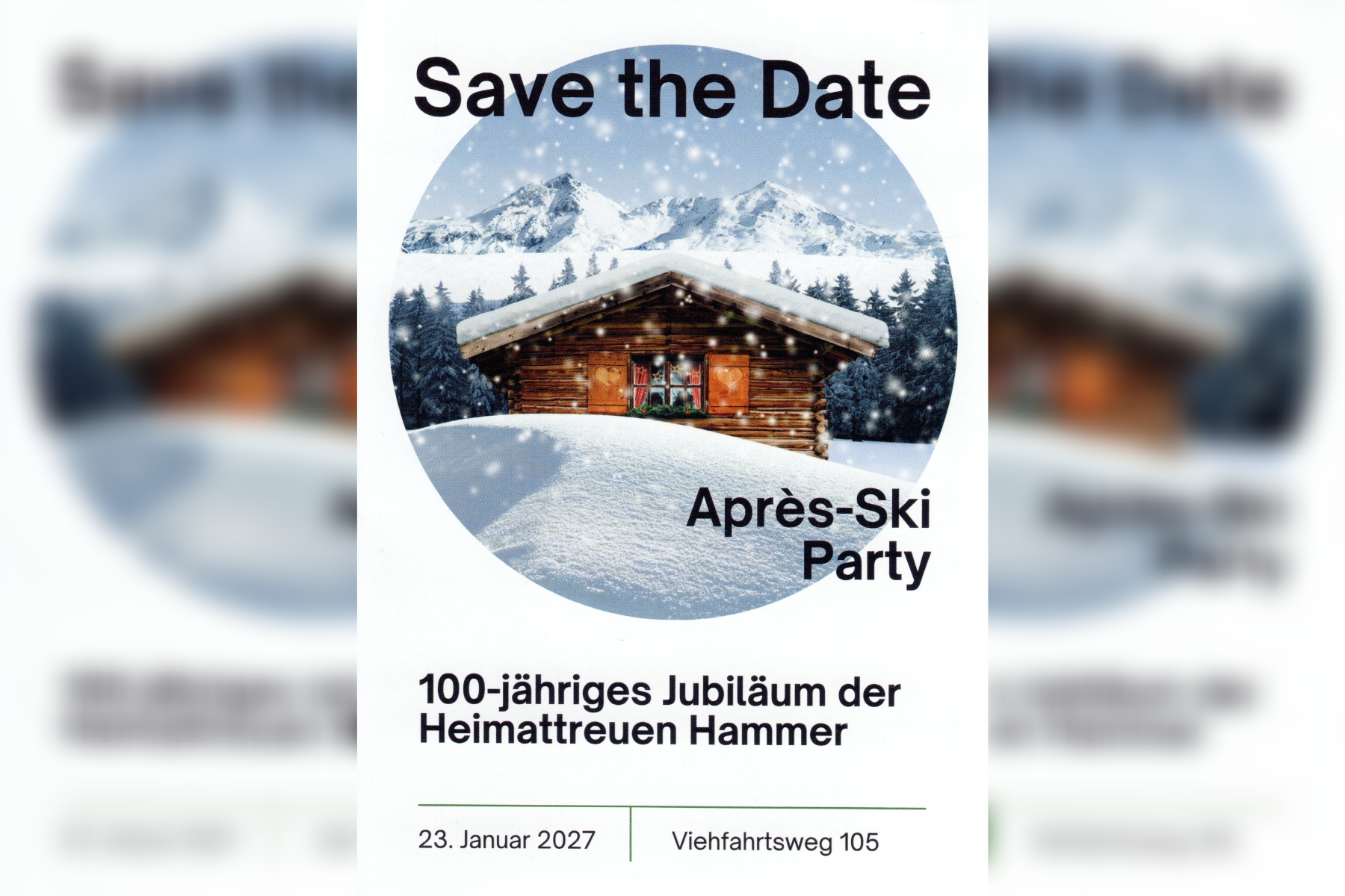 100 Jahre HTH Save the Date...